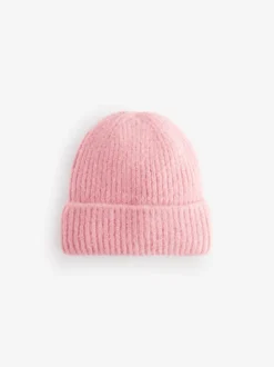 Blush Pink Fluffy Beanie (1-16yrs)