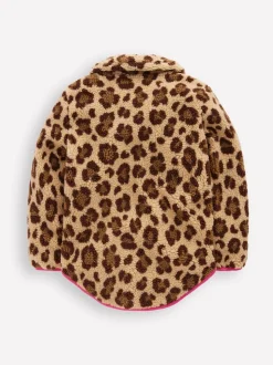 Boden Animal Collared Borg Zip Through Jacket