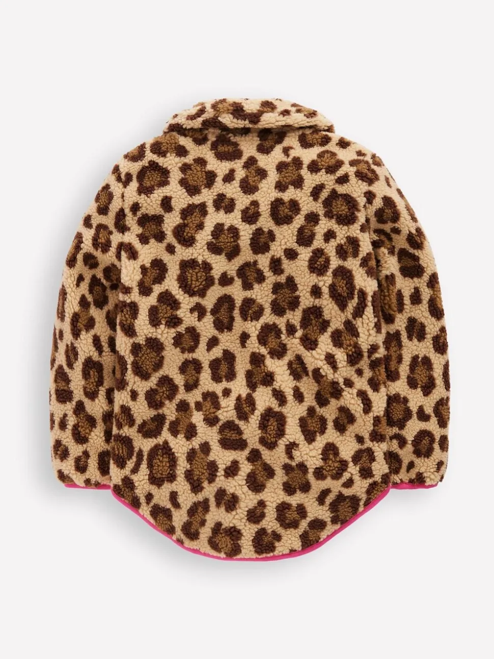Boden Animal Collared Borg Zip Through Jacket