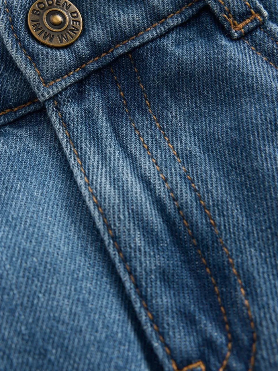 Boden Blue Barrel Leg Jeans