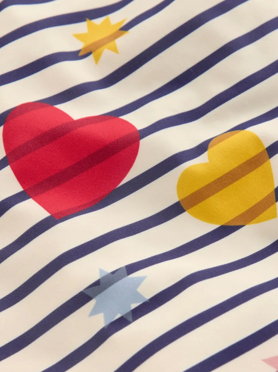 Boden Blue Cross-Back Printed Swimsuit