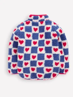Boden Blue Eden Borg Zip-through Jacket