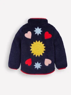 Boden Blue Eden Borg Zip-through Jacket