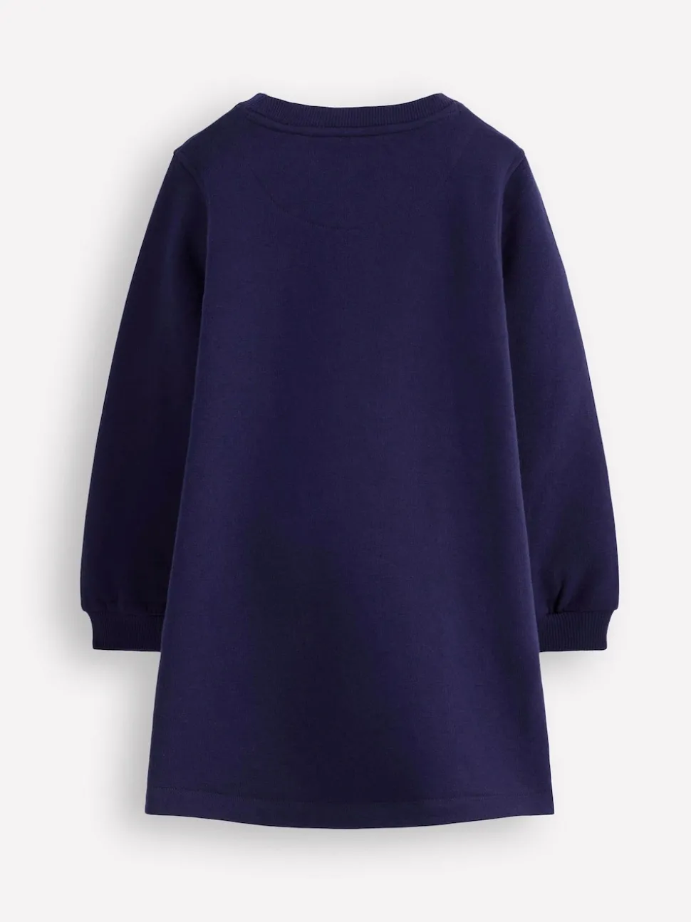 Boden Blue Ida Sweatshirt Appliqué Dress