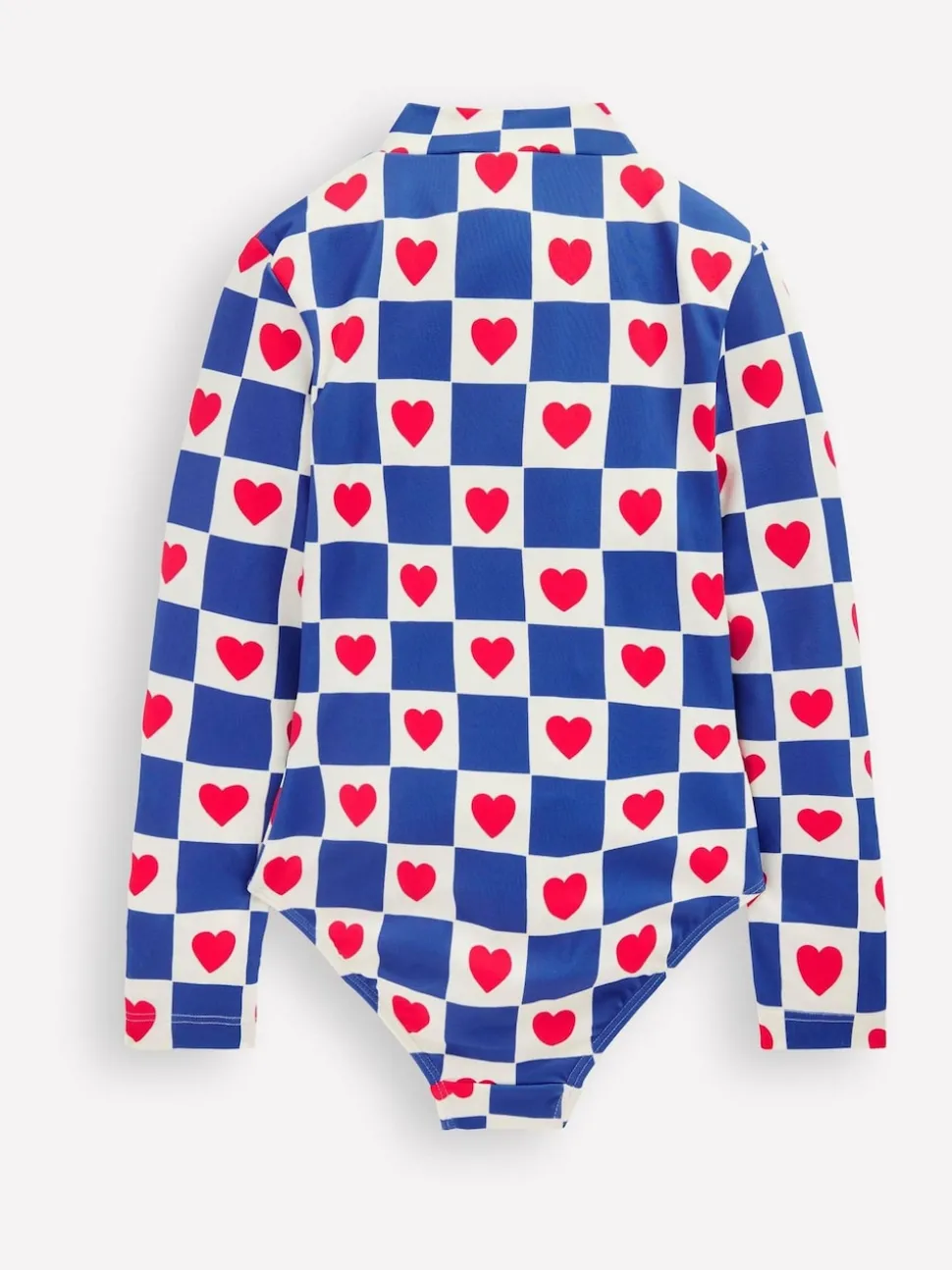 Boden Blue Long Sleeve Swimsuit