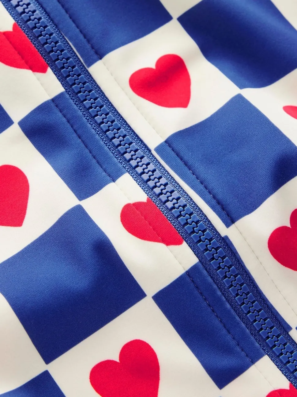 Boden Blue Long Sleeve Swimsuit