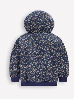 Boden Blue Pretty Print Hoodie