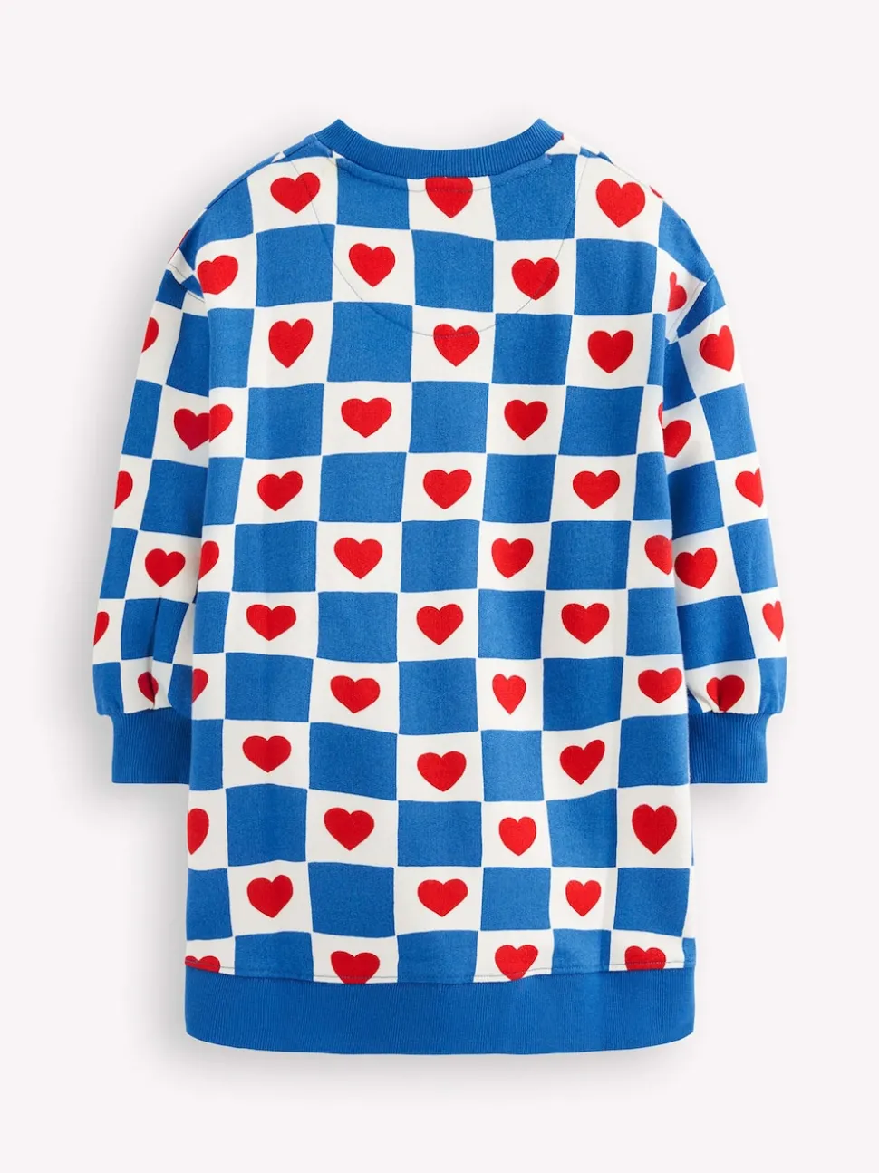 Boden Blue Relaxed Sweatshirt Dress