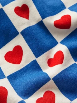 Boden Blue Relaxed Sweatshirt Dress