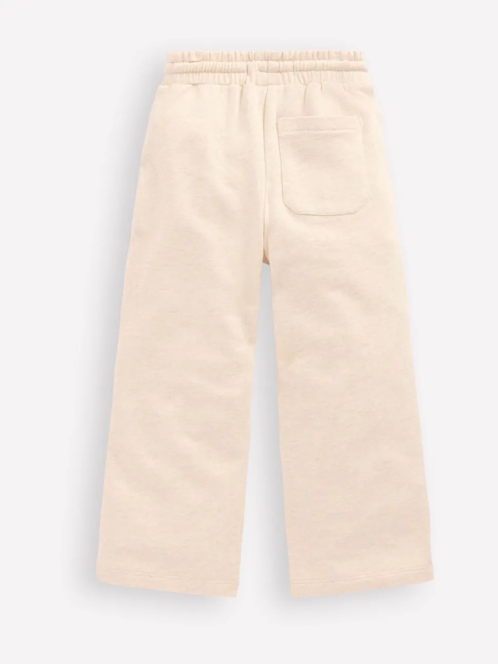 Boden Cream Bobbie Appliqué Joggers