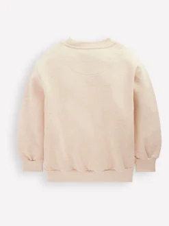 Boden Cream Bobbie Appliqué Sweatshirt