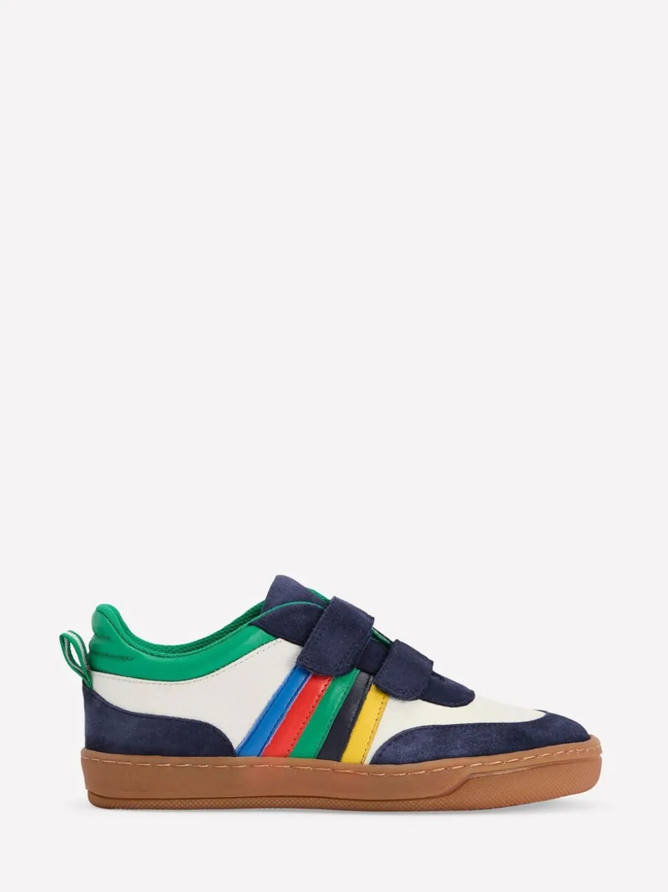 Boden Cream Colourblock Low Trainer