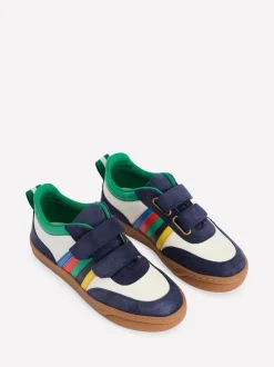Boden Cream Colourblock Low Trainer