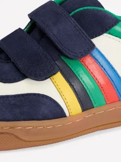 Boden Cream Colourblock Low Trainer