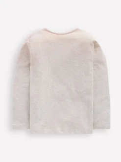 Boden Cream Long Sleeve Riso T-Shirt