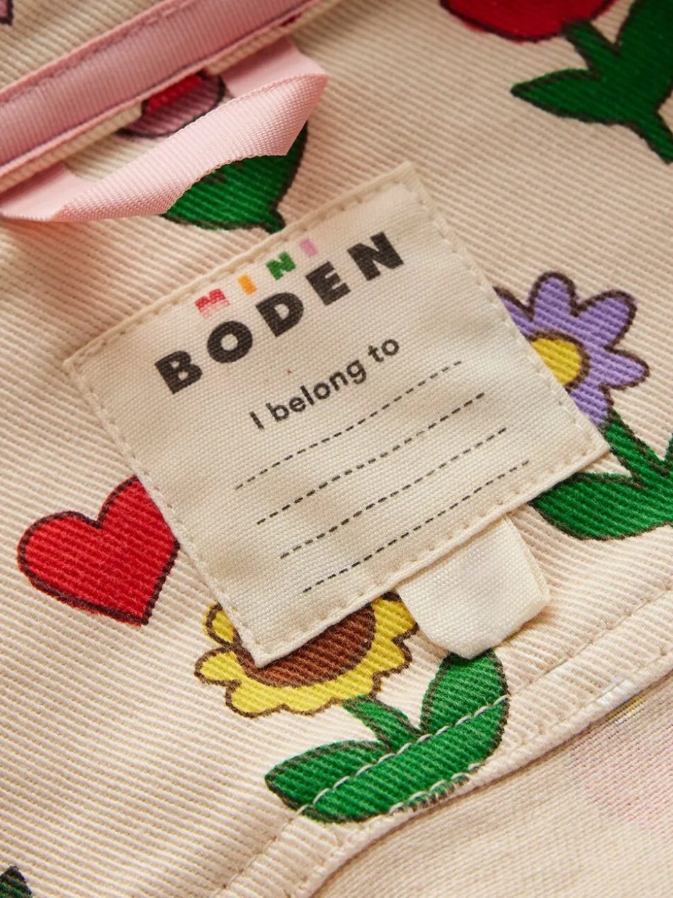 Boden Cream Sunflower Denim Jacket