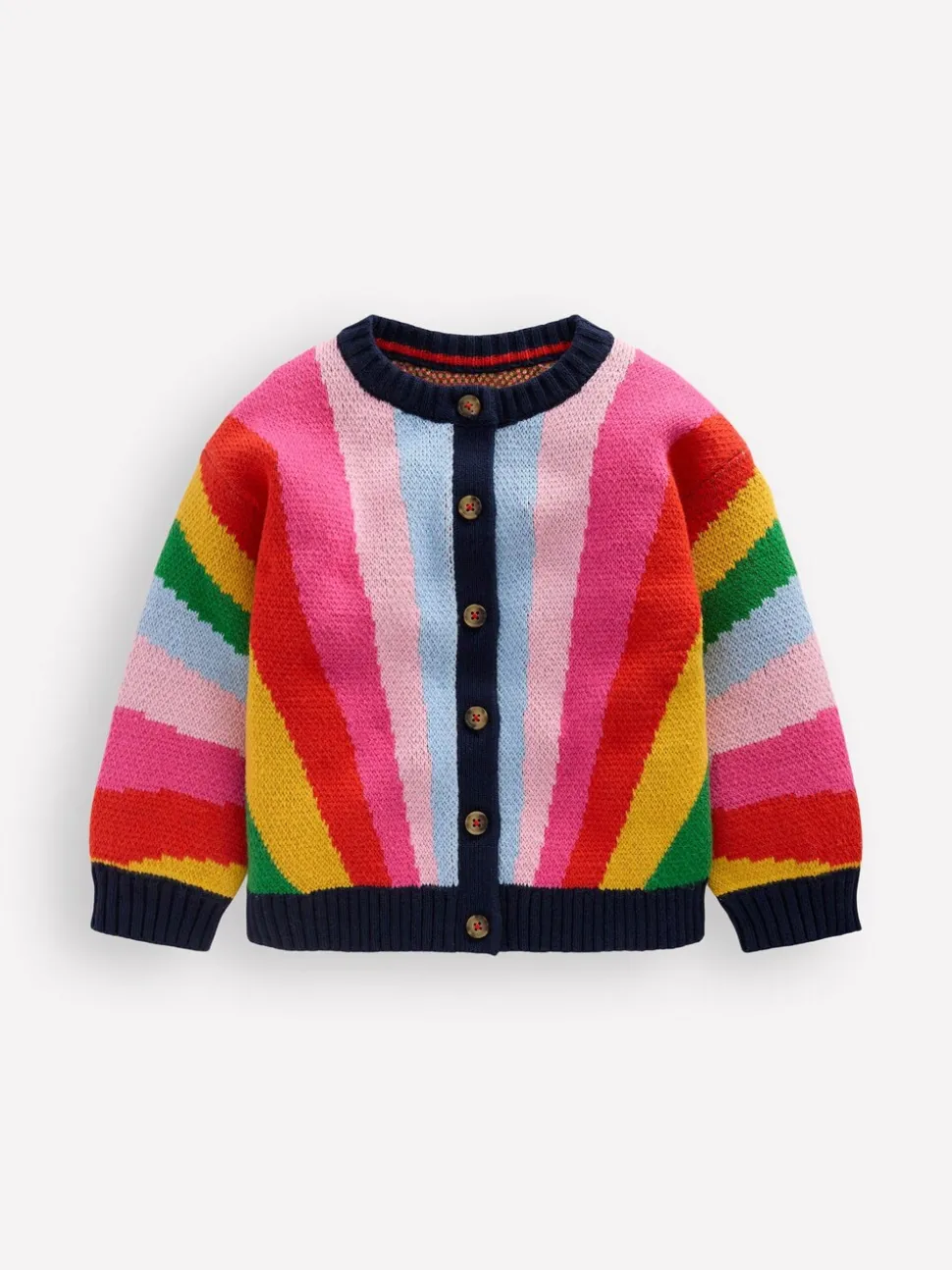 Boden Green Rainbow Cardigan