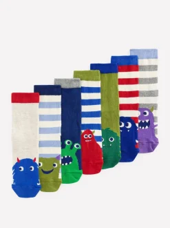 Boden Green Socks 7 Pack