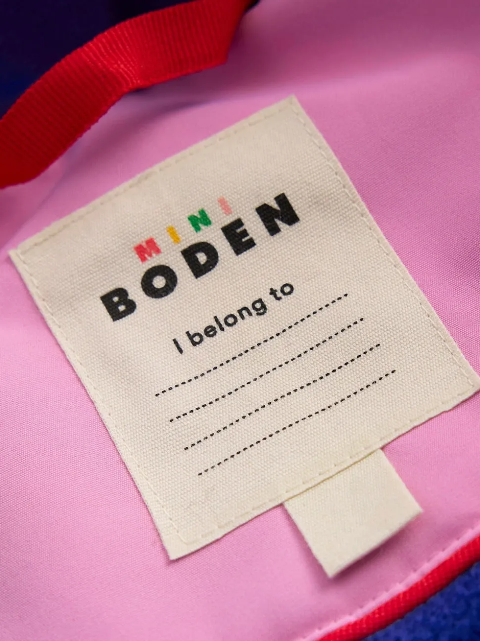 Boden Light Pink All-Weather Waterproof Coat