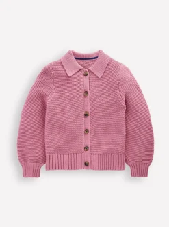 Boden Pink Collared Cardigan