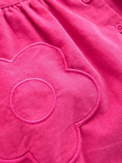 Boden Pink Mini Button through Skirt