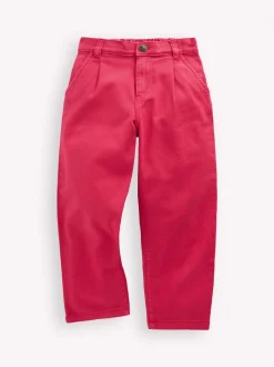 Boden Pink Pleat Patch Pocket Jeans