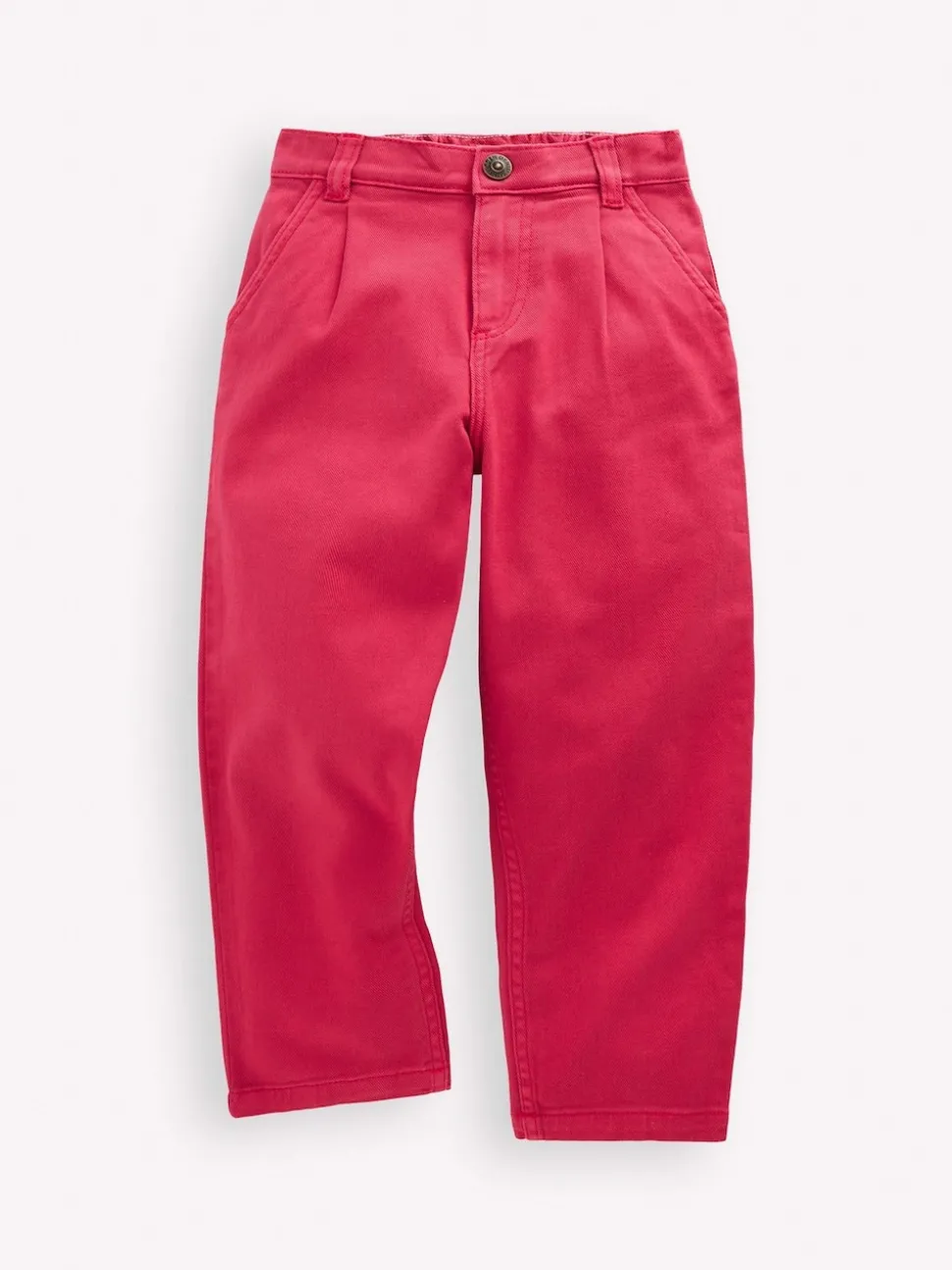 Boden Pink Pleat Patch Pocket Jeans