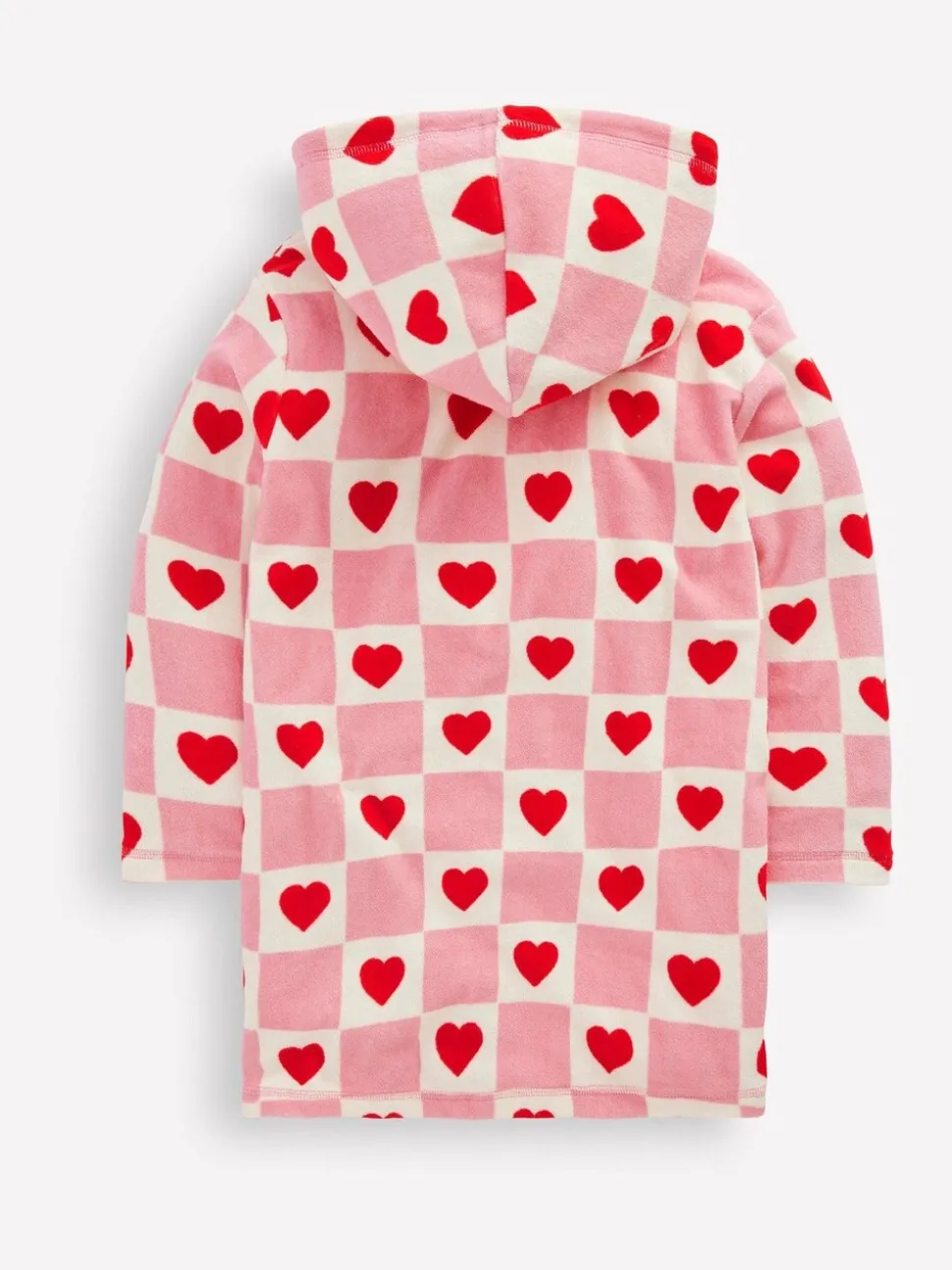 Boden Pink Romie Towelling Zip Throw-On Cover-Up