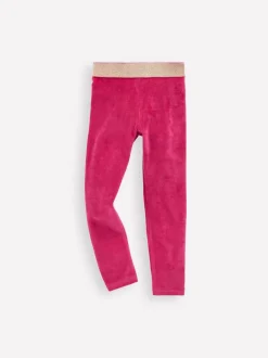 Boden Pink Velvet Leggings