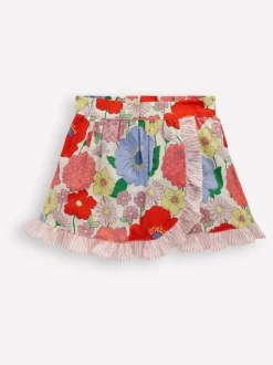 Boden Pink Wrap Frill Skort