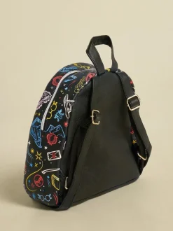 Brand Threads Black Harry Potter Spells Backpack