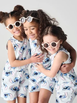 Brand Threads Blue 100% Cotton Stitch Playsuit