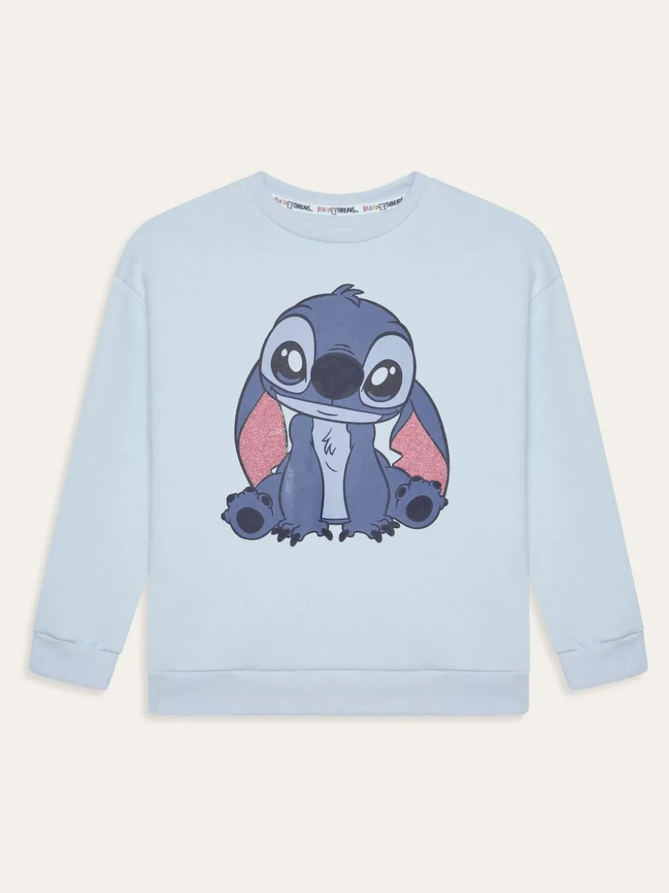 Brand Threads Blue Disney Stitch Top and Leggings Set
