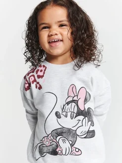 Brand Threads Grey Minnie Mouse Joggers Set