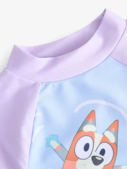 Brand Threads Multi Bluey Girls Swim Set