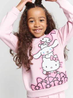 Brand Threads Pink Hello Kitty Joggers Set