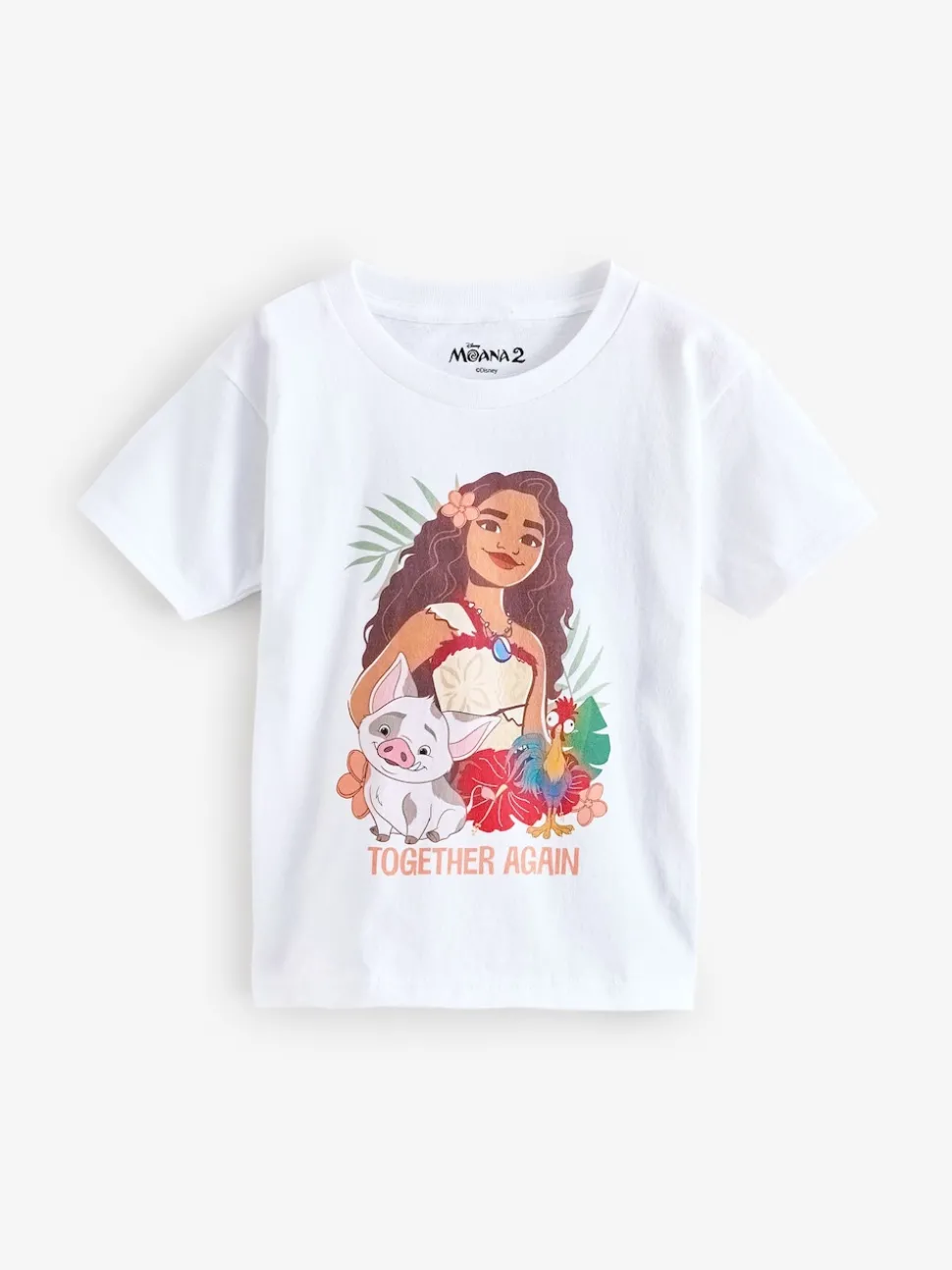 Brand Threads White Disney Moana Girls T-Shirt