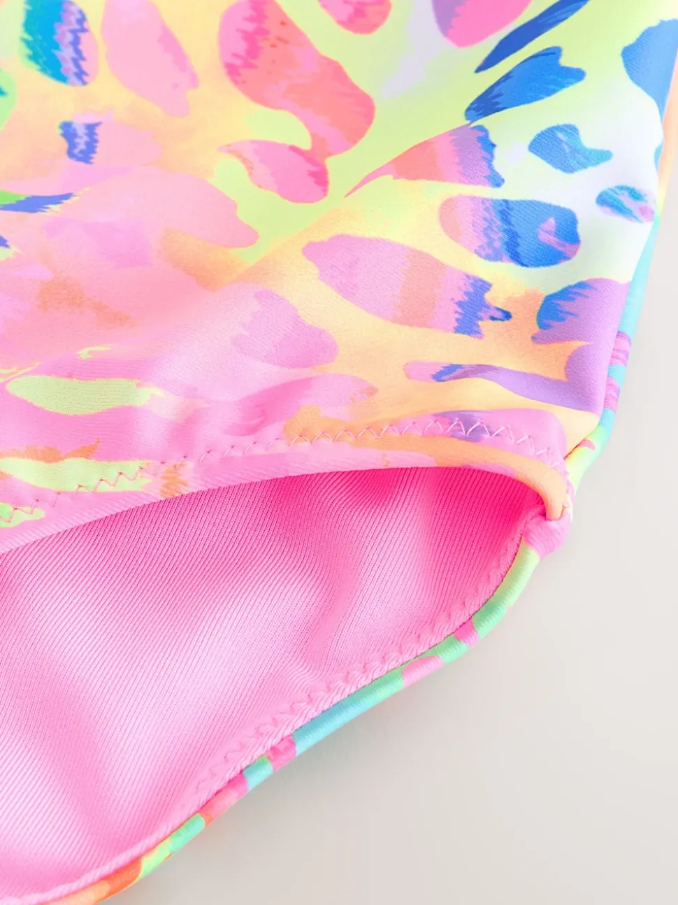 Bright Animal Print Double Strap Swimsuit (3-16yrs)
