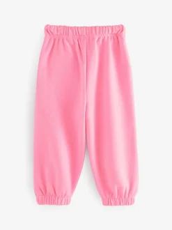 Bright Pink Cuffed Sweat Joggers (3mths-7yrs)