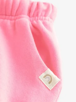 Bright Pink Cuffed Sweat Joggers (3mths-7yrs)