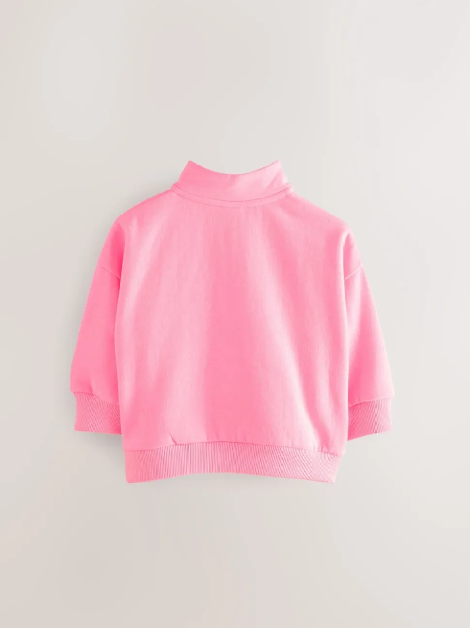 Bright Pink Quarter Zip Sweatshirt (3mths-7yrs)