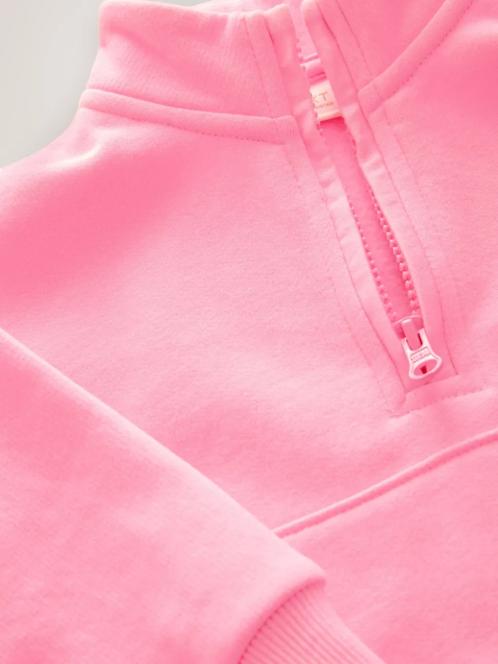 Bright Pink Quarter Zip Sweatshirt (3mths-7yrs)