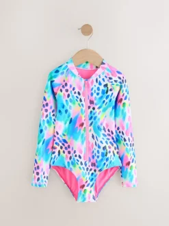 Bright Animal Long Sleeve Sunsafe Swimsuit (3mths-16yrs)