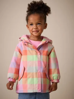 Bright Check Waterproof Printed Jacket (6mths-7yrs)