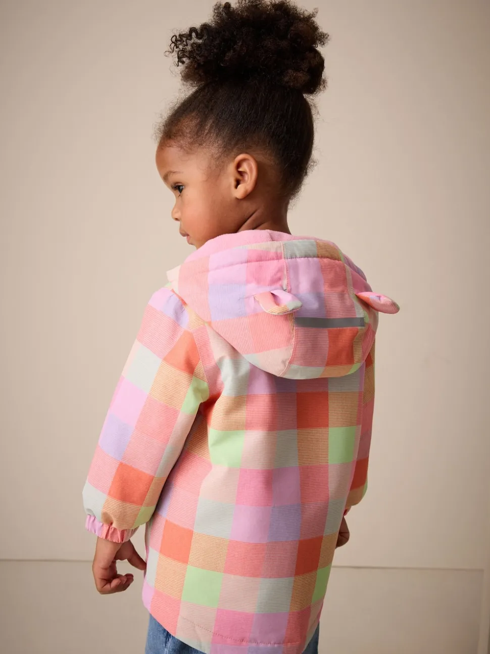Bright Check Waterproof Printed Jacket (6mths-7yrs)