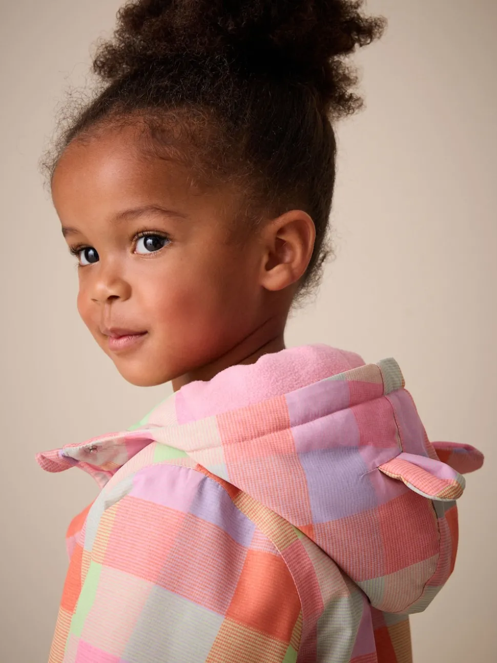 Bright Check Waterproof Printed Jacket (6mths-7yrs)