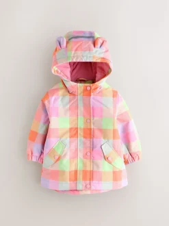 Bright Check Waterproof Printed Jacket (6mths-7yrs)