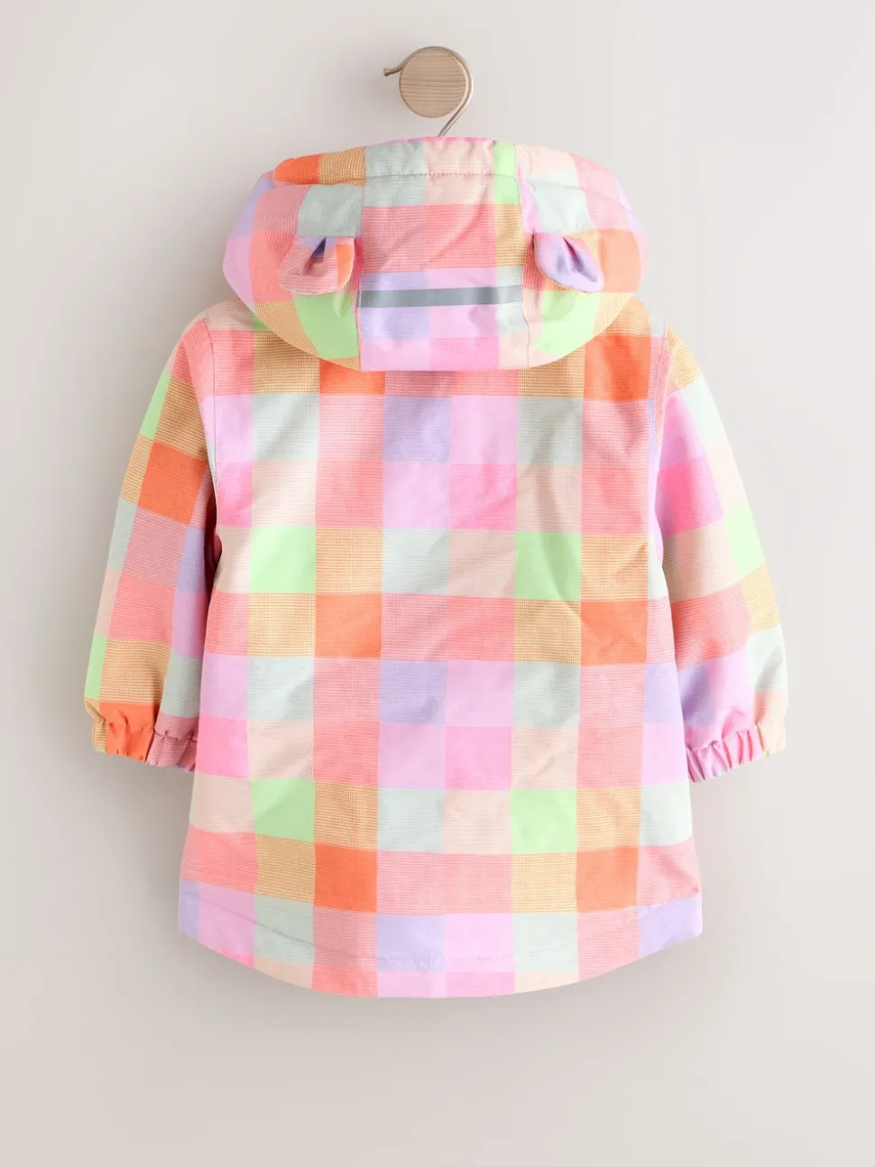 Bright Check Waterproof Printed Jacket (6mths-7yrs)