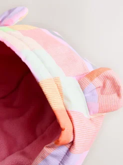 Bright Check Waterproof Printed Jacket (6mths-7yrs)
