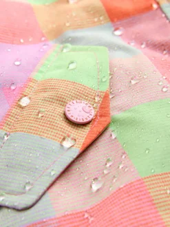 Bright Check Waterproof Printed Jacket (6mths-7yrs)